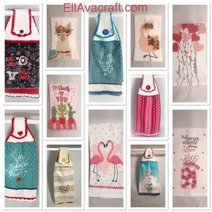 Crochet Hanging Kitchen Towel